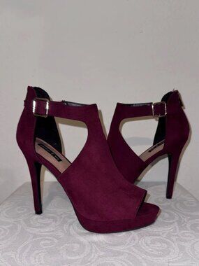 burgundy heels